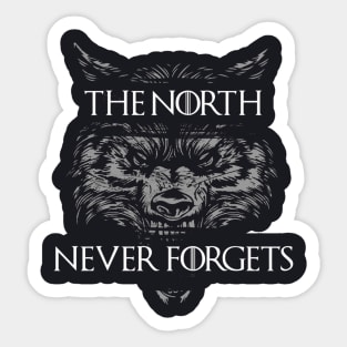 The North Never Forgets Sticker